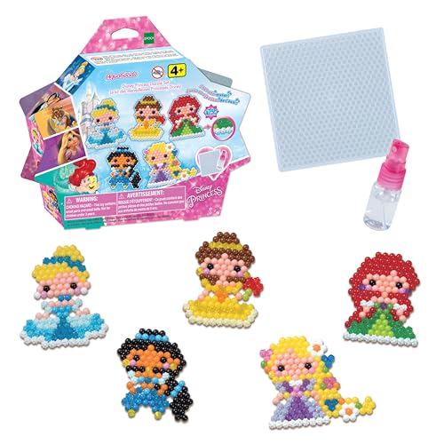 Aquabeads - Le kit des merveilleuses Princesses Disney - Kit de loisirs créatifs - Activité manuelle enfants en toute autonomie - Coffret de perles à eau -...