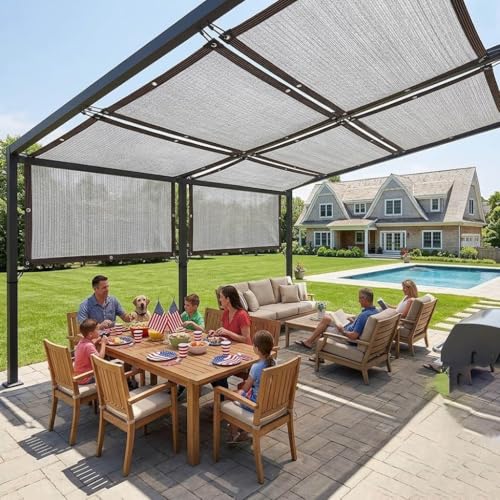 Filet d'ombrage aluminium 95% contre la chaleur sous la serre - 4