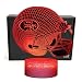DGLighting Football Team 3D Optical Illusion Smart 7 Colors LED Night Light Table Lamp with USB Power Cable and Smart Button, for NFL Fans Gift (San Francisco 49ers)
