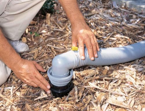 Image of Camco RV Easy Slip Elbow and 4-1 Adapter | Features a Larger Inside Diameter for Faster Dumping and Adapter Fits 3-Inch Slip or 3-Inch,3.5-Inch and 4-Inch Threaded Pipe (39144)
