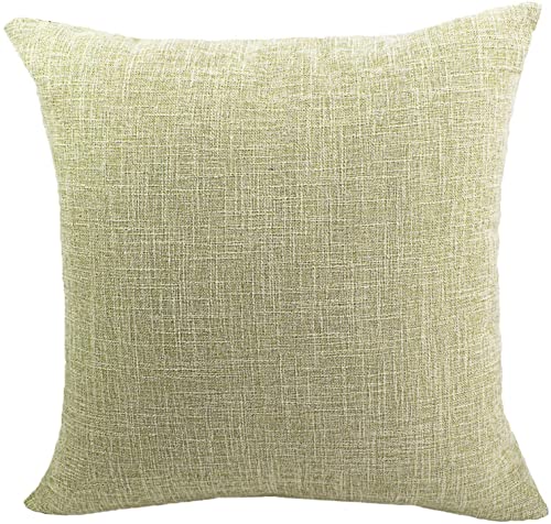 座布団カバー ベージュ 40X40 リネン クッションカバー シンプル 純色 亜麻布 枕カバー おしゃれ 北欧 綿麻製 正方形 ソファ背当て 抱き枕カバー オールシーズン ファスナー式 ピローケース インテリア/部屋雑貨/家庭用/オフィス/椅子/車内/休日