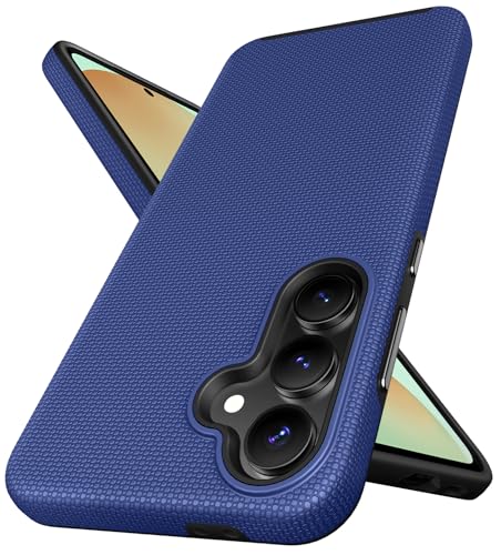 Image of SSLOTSCASE for Samsung Galaxy S24 FE Case [Support Wireless Charging] Raised Edges Protect Camera & Screen, Slim Durable Protective Phone Case Cover for Samsung S24 FE 5G 2024, Blue | [Support Wireless Charging] Raised Edges Protect Camera & Screen, Slim Durable Protective Phone Case Cover for S24 FE 5G 2024