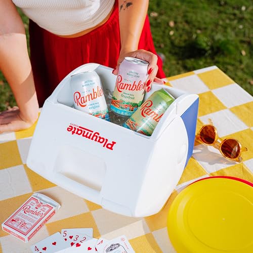 Image of AUTX Rambler Sparkling Water, Texas Limestone Mineral Blend, Build Your Own Variety Pack - Pick Two Flavors - Two 8-Packs (16 Cans)