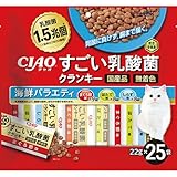 チャオ (CIAO) すごい乳酸菌 クランキー 海鮮バラエティ 22g×25袋 猫用 ドライフード