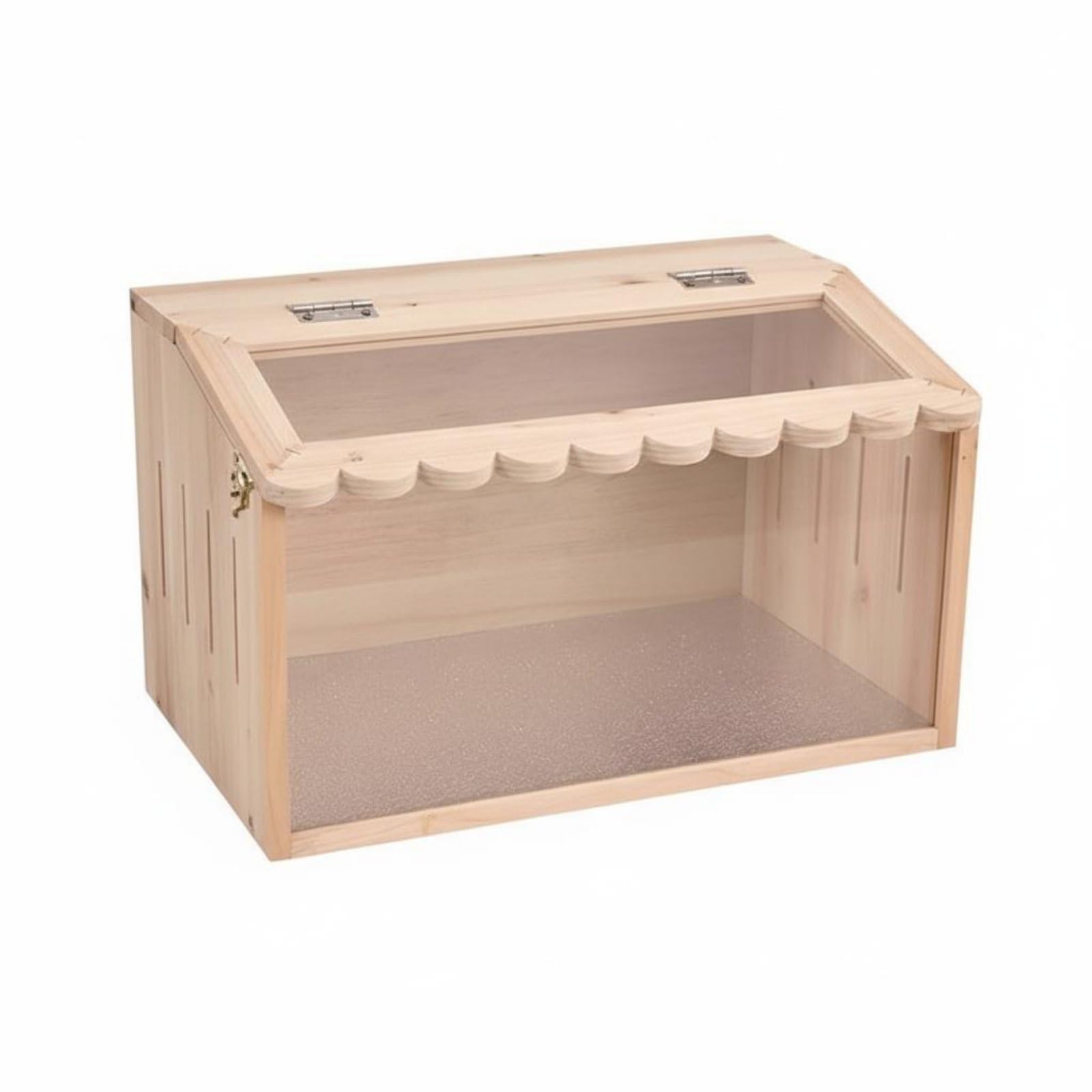 Terrario per Rettili Terrario Acquario Teche Vivario in Legno E Acrilico con di Ventilazione Laterale E Superiore Ambiente Stabile E Confortevole, 50-30-30cm