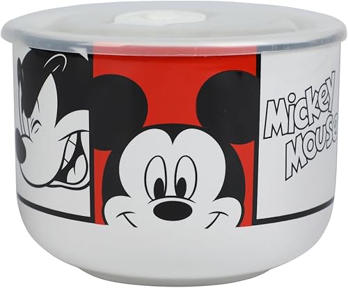 Miniatura 3 de Bioworld Disney Mickey Mouse - Taza de sopa con tapa ventilada, 20 onzas