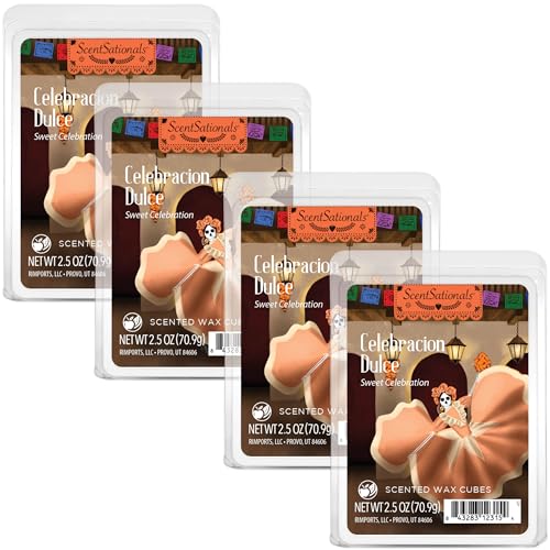 ScentSationals Celebration Dulce Scented Wax Melts - Peach, Nectarine, & Apricot, 10oz (24 Cubes)