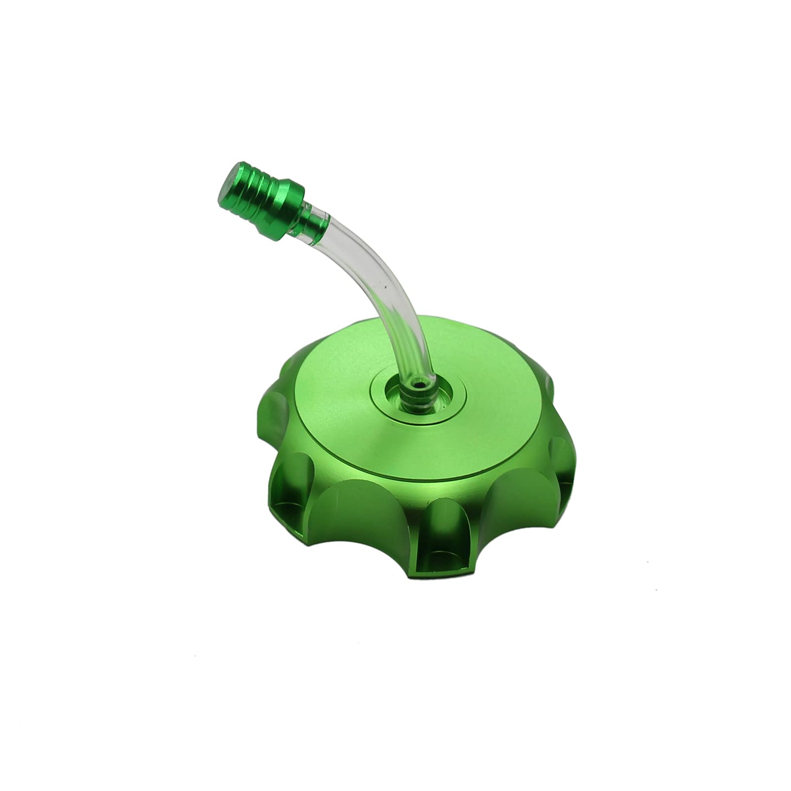 DEHE CNC Aluminum Gas Fuel Tank Cap Cover Valve Breather Pit Dirt Bike ATV SSR TTR Coolster Green