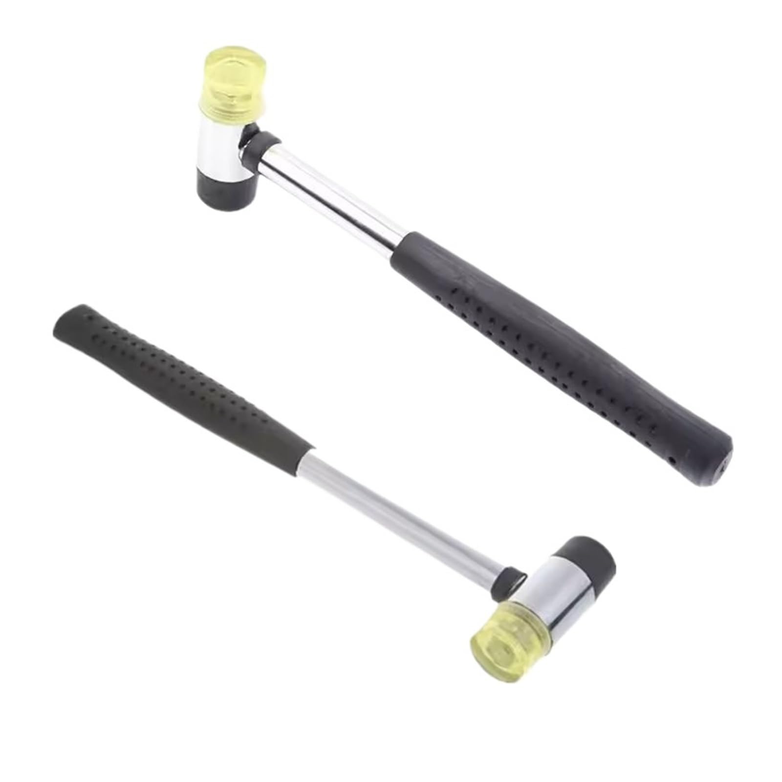 Zuvnik Black 2Pcs 20Mm Soft Plastic Double-Sided Rubber Mallet(Black 2Pcs)