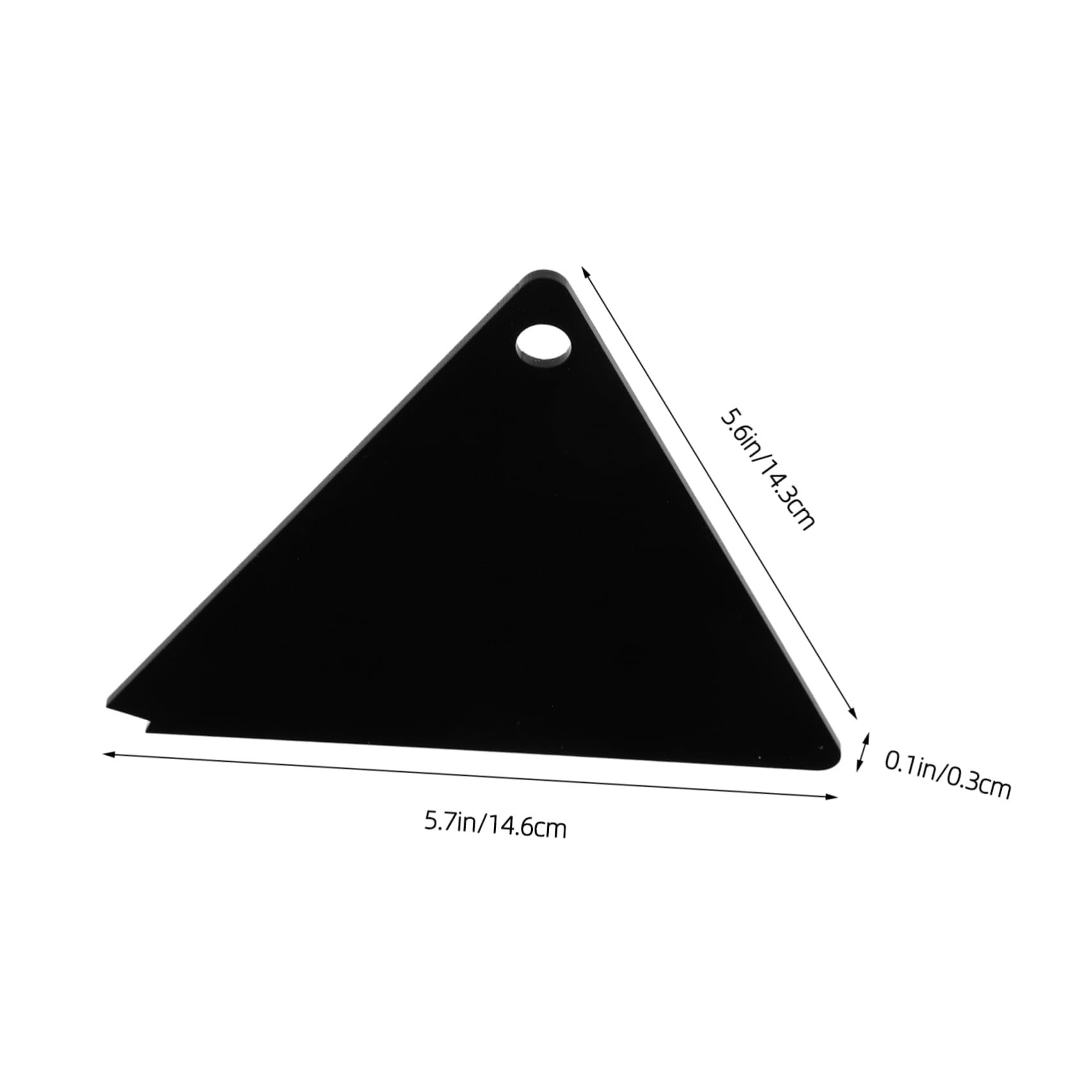 SOESFOUFU Snowboard Edge Scraper Acrylic Triangle Wax Scraper for Snowboards Universal Ski Tool Kit