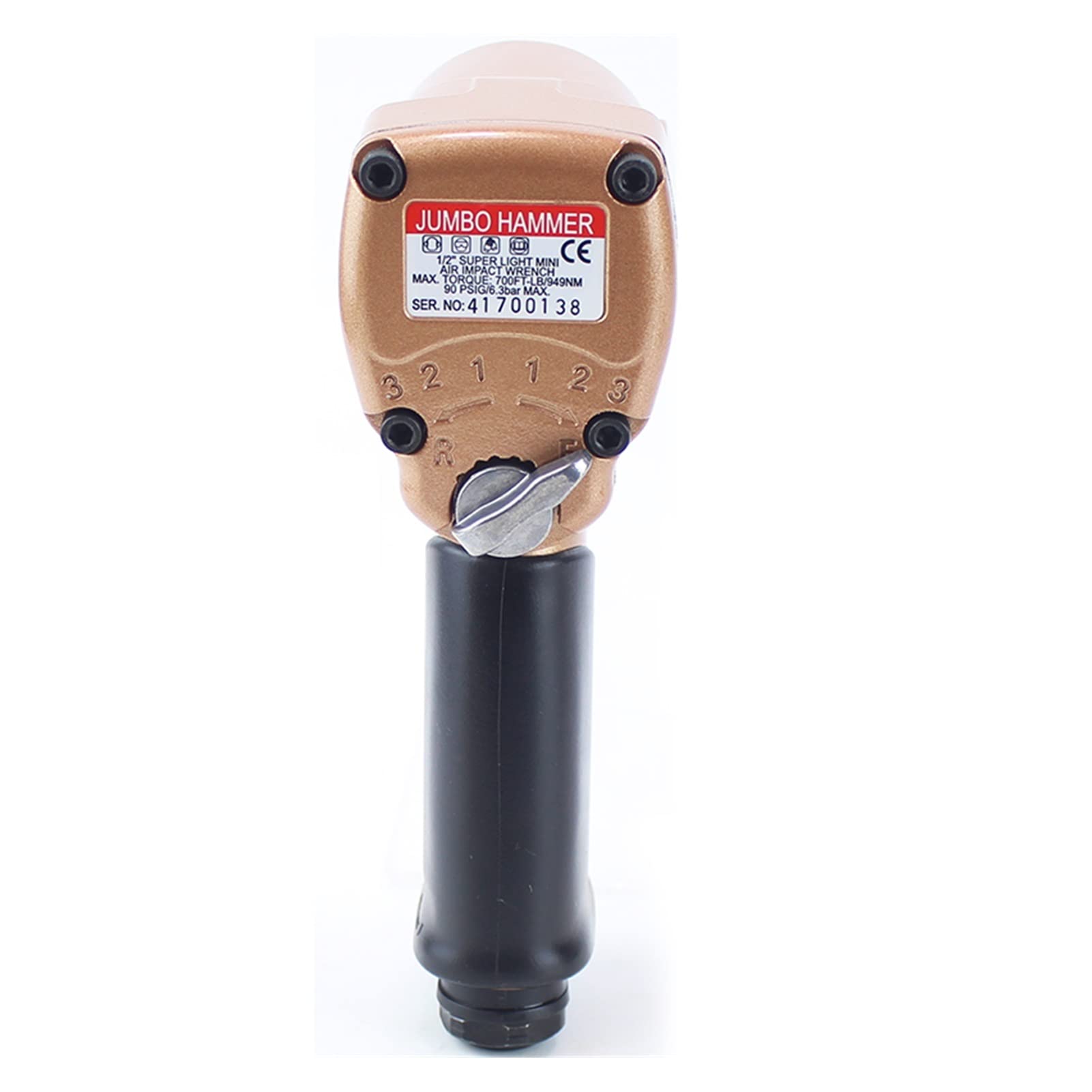 Set di scalpelli per martello pneumatico 1/2 Mini Pneumatic Impact Wrench Car Repairing Wrench Tools Auto Spanner 10000 R.p.m. Leggero, compatto