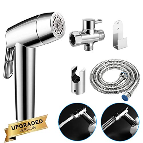 Abedoe Upgraded Handheld Bidet Sprayer for Toilet, Dual Modes Strong/Weak Water and Auto/Manual