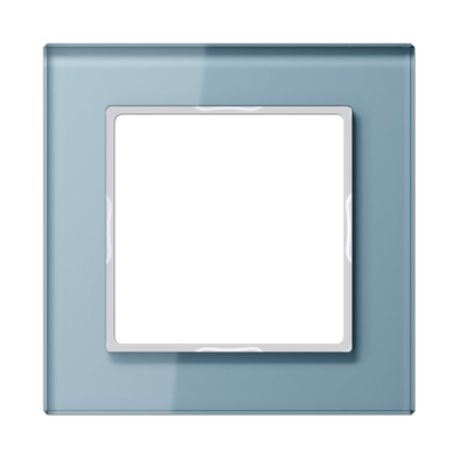 Jung Cadre Verre d'exception A Creation Blaugrau AC 581 GL BLGR pour intérieur chic