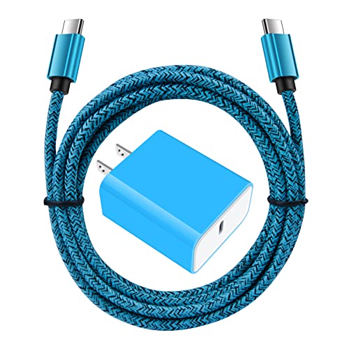 USB C Wall Charger, 20W Super Fast Charging Block and 6FT Type C Android Charger Cable for Samsung Galaxy S25 Ultra S24 FE S23 S22 S21 S20 A16 A15 A14, Google Pixel 10 9 Pro XL Fold 9a 8a 8Pro 7a 6Pro