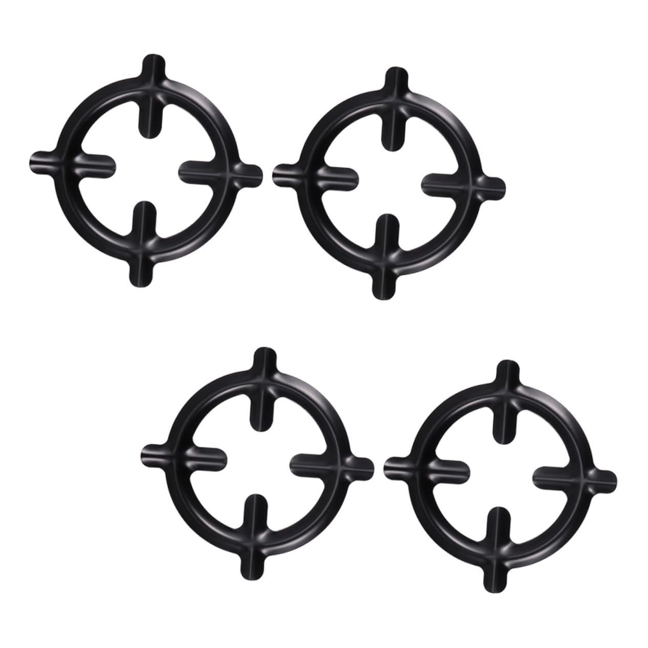 SEWACC 4Pcs Stand Durable Stove Cooker Plate for Gas Stoves Versatile Coffee Pot Holder for Home Restaurant and Cafe Use