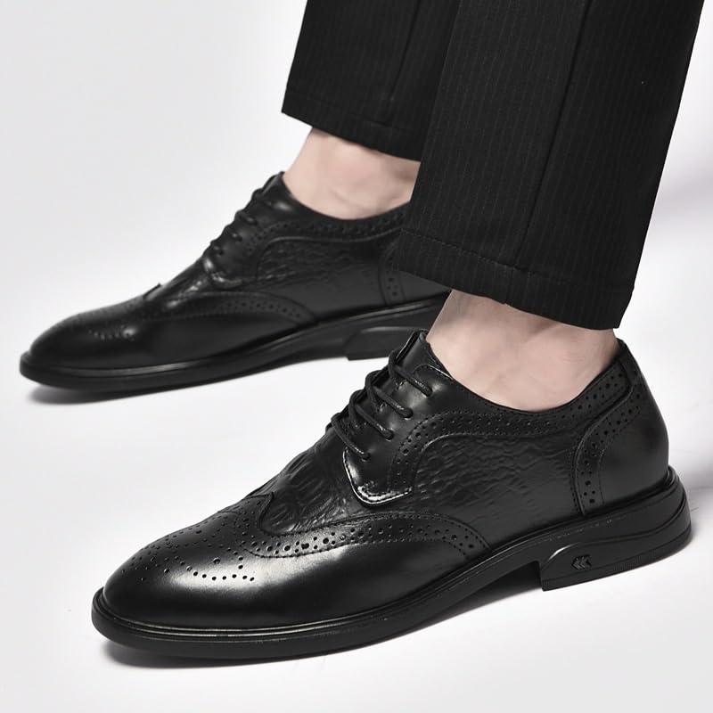 Men’s Classic Business Dress Shoes Oxford Formal Leather Lace-Up Wedding Office Shoes for Wedding Office Business3