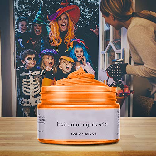 Spray temporal para cabello color naranja 4.23 oz miniatura 2