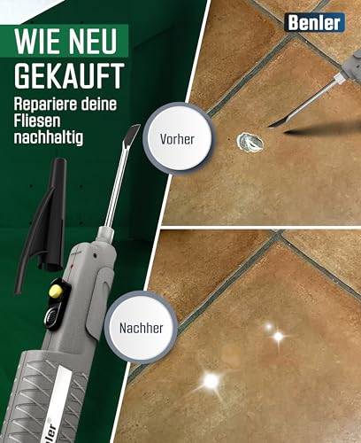 Fliesen Reparaturset Profi Set - Fliesenreparaturset, Hartwachs Reparaturset, Fliesen Reparatur, Fliesenreparaturset Bodenfliesen, Keramik Reparaturset, Fliesen Reparatur Set