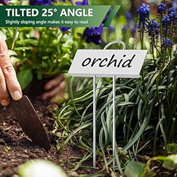 STARTOSTAR 30-Pack Metal Plant Labels, 10.6