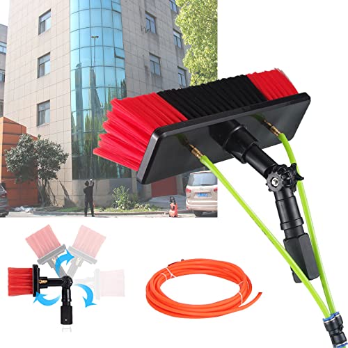 Équipement de nettoyage de vitres télescopique à structure extensible rigide