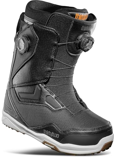 Thirtytwo Botas de snowboard TM-2 Double BOA para hombre - 2024/2025 Negro/Blanco/Goma | 9