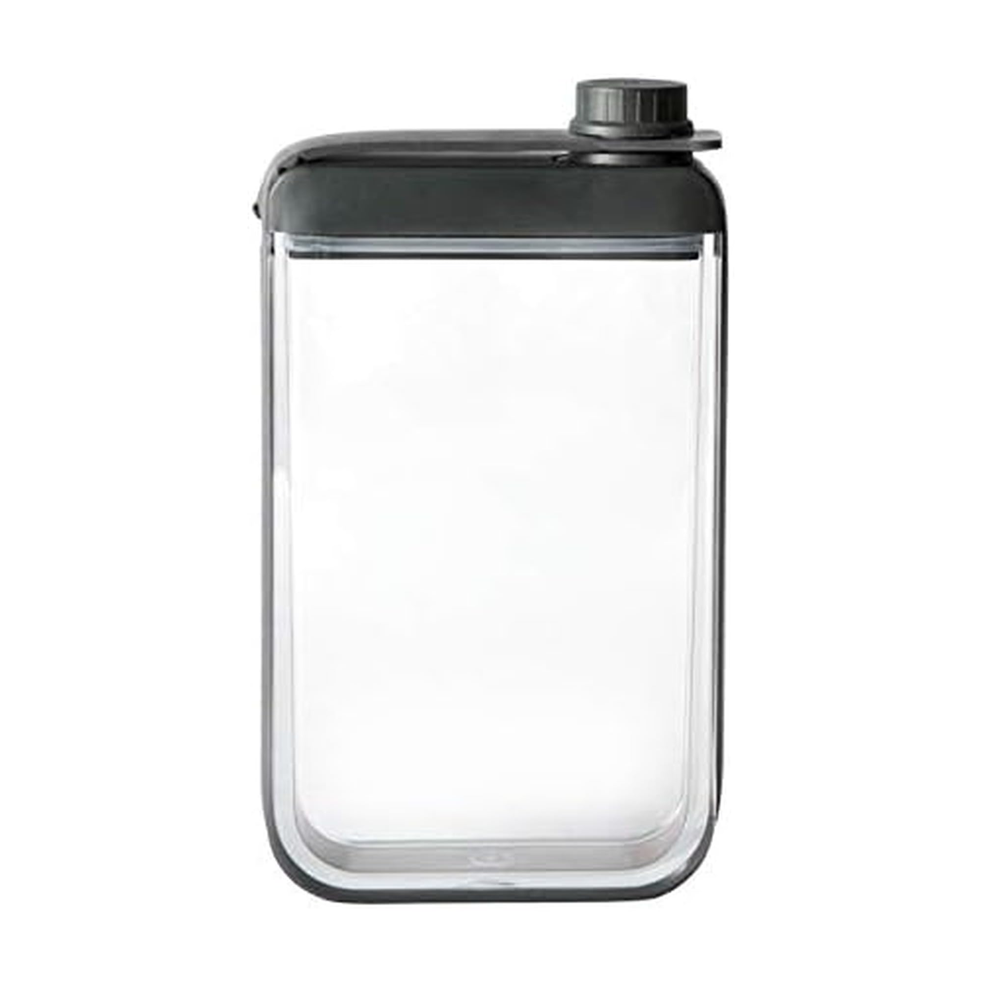 Rabbit Leak-Free Discreet Flask, Compact and Portable, Black Stainless Steel, 3.25" x 1.2" x 6" Dimensions, Perfect for Travel and Outdoor Use