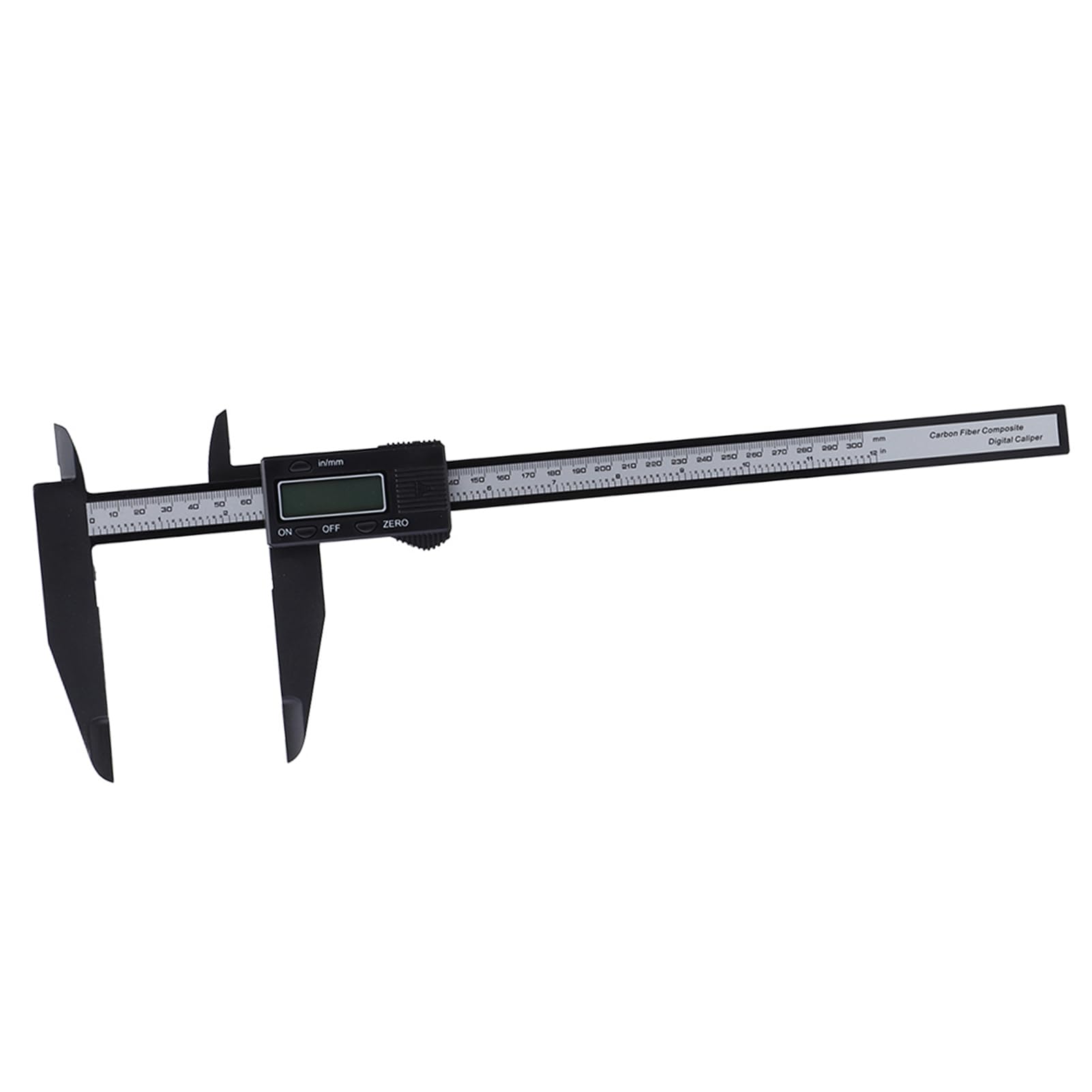Dioche Suwmiarka Szczękowa Mierząca 150 Mm/300 Mm Cyfrowa Suwmiarka Elektroniczna - Precyzyjne Narzędzie Pomiarowe Linijki Węglowej do Domu, Szkoły, Stolarki - Lekkie i łatwe do Przenoszenia -