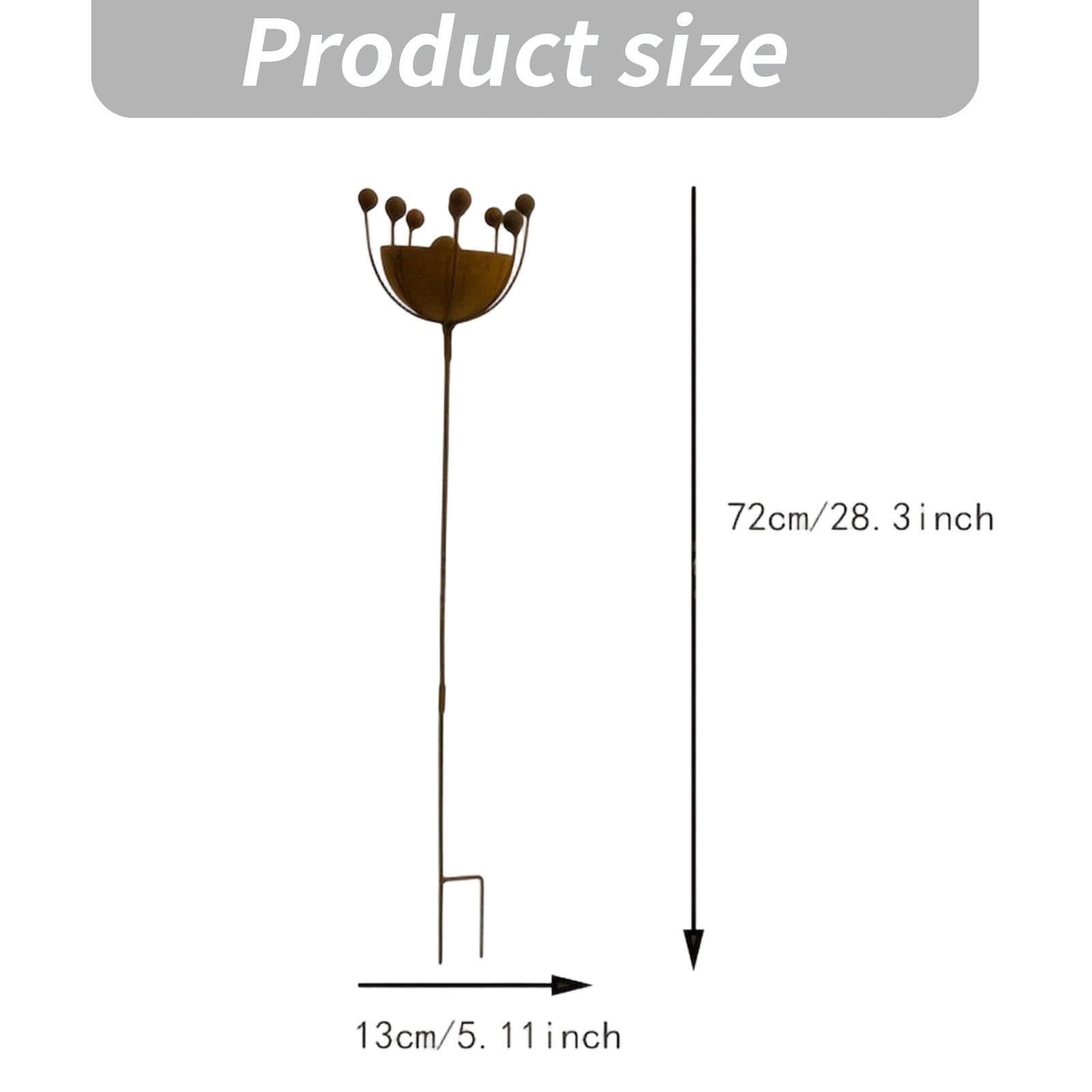 Garten Vogeltränke, 72 cm, Eisen Vogeltränke für den Außenbereich, stehende Vogeltränke für draußen, Gartendekoration, Balkon, Vogelhäuschen