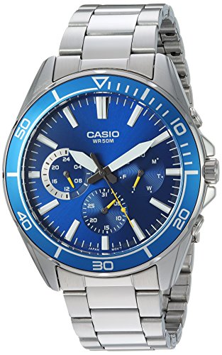 Casio Men's MTD-320D-2AVCF Sports Analog Display Quartz Silver Watch