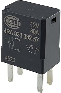 HELLA 933332571 Relay Micro 280 4 Pole 12V Spst Res, Multi