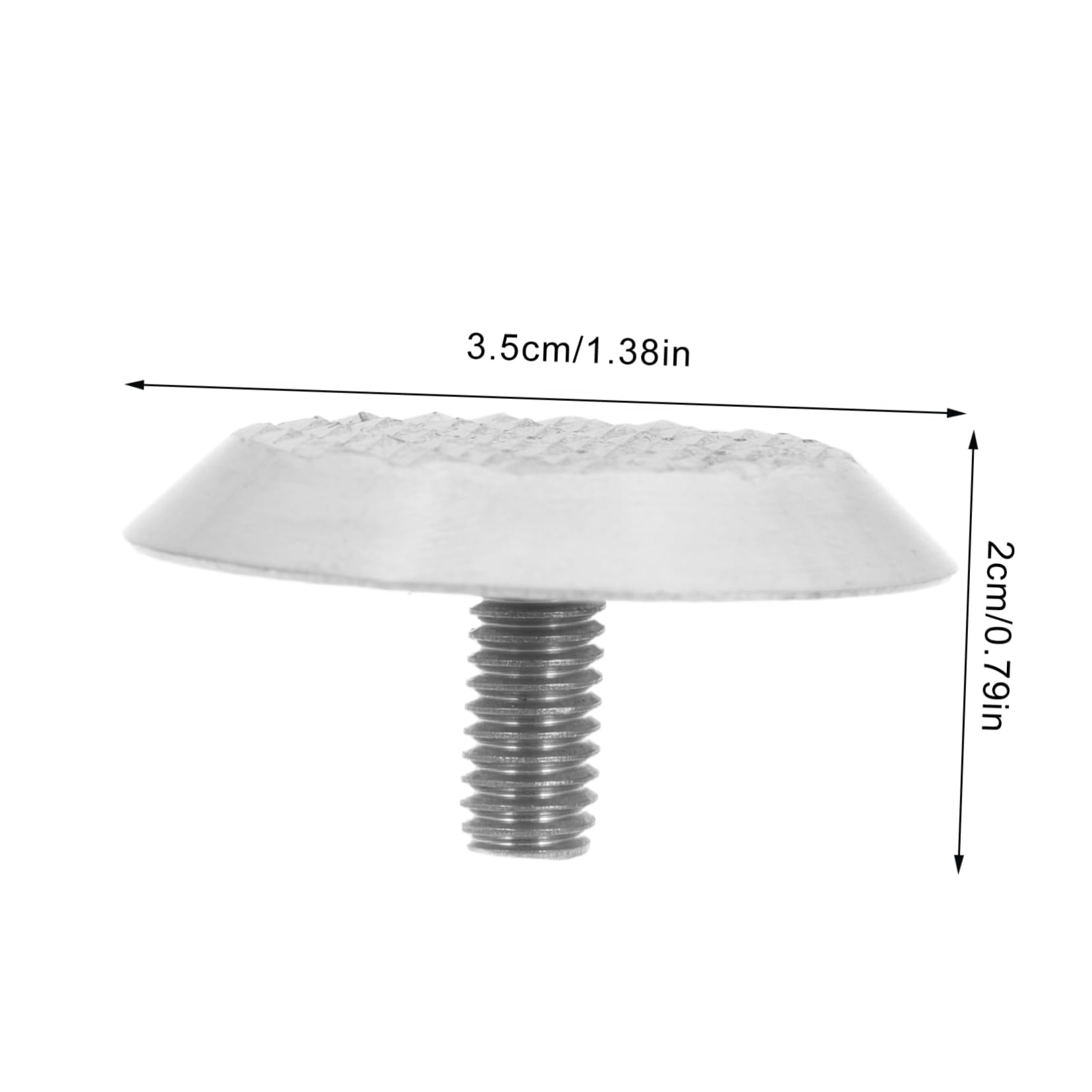 KICHOUSE Tactile Warning Indicator Nails Blind Paving Studs for Sidewalks Tactile Marker 304 Stainless Steel Guide Sidewalk Nails