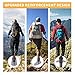Covacure Hiking Poles Collapsible Trekking Poles - Aluminum Alloy 7075 Walking Sticks with Telescopic & Foldable Tri-fold Design Hiking Gear for Women Men,Camping, Climbing
