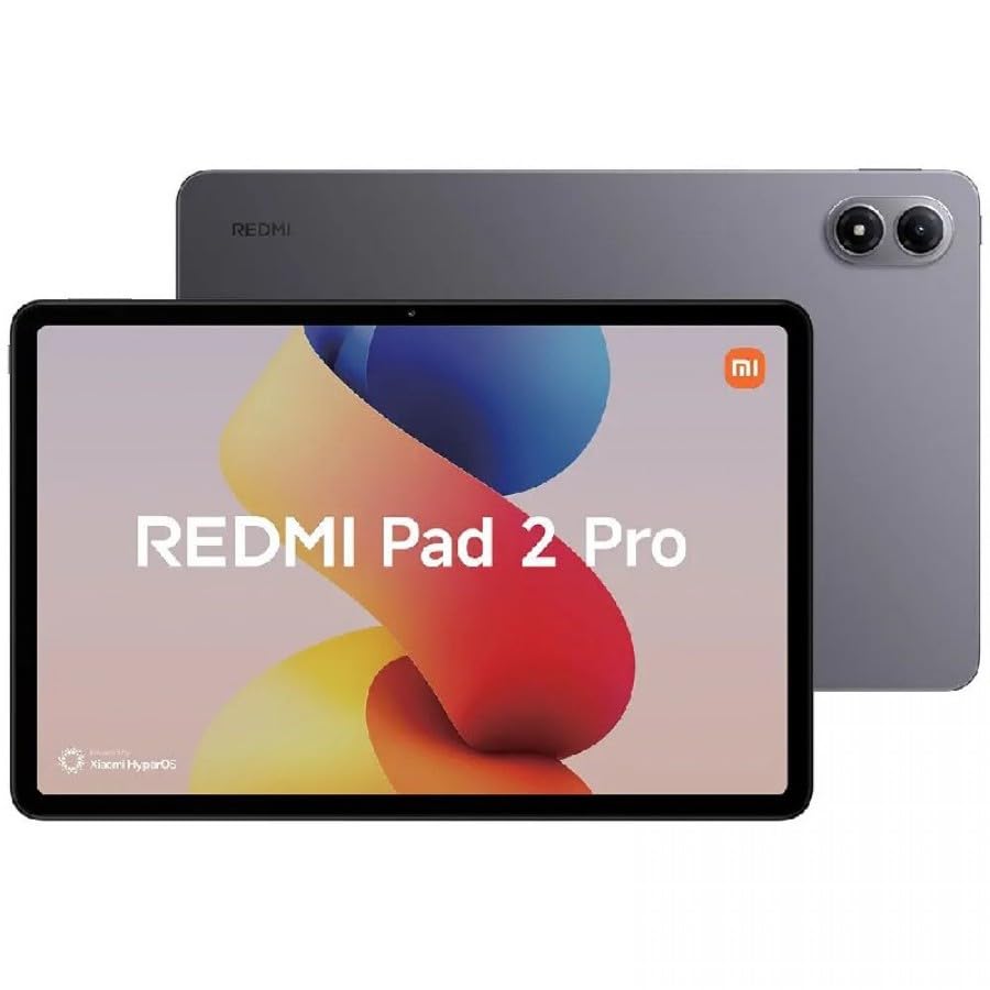 Image of XIAOMI Redmi Pad 2 PRO Only WiFi (No Calls or Text) 12.1 inch 2.5K Octa Core 4 Speakers Global ROM 12000mAh Bluetooth Wi-Fi 6 8MP Model 25099RP13G (Graphite Gray, 128GB + 6GB)