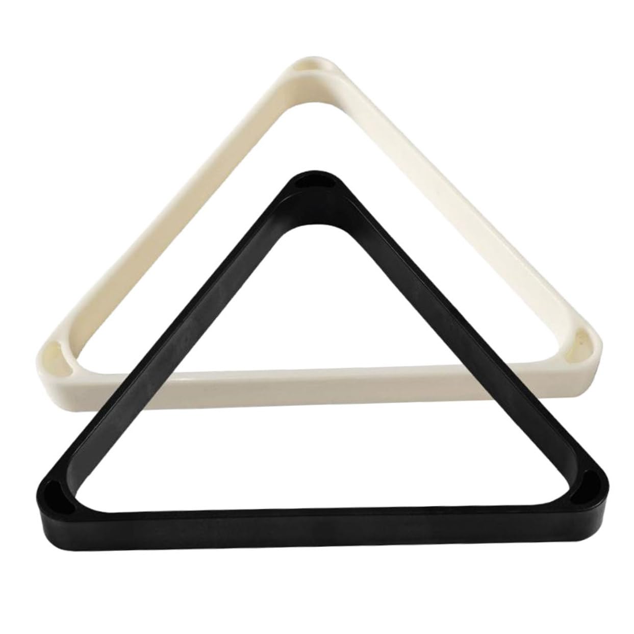 Toyvian 2Pcs Triangle Billiard Frame Durable Pool Rack for Game Rooms Reliable Material for Home Community Center Use