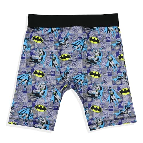 INTIMO DC Comics Batman Boxer Briefs Men's Bat Symbol Comic Book Design Adult Snug Fit Underwear4