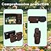 Screen Protector Compatible for Panasonic Lumix ZS99 Digital Camera,Tempered Glass Film Anti-Scratch High Definition and Soft Silicone Case (lumix zs99 CO)
