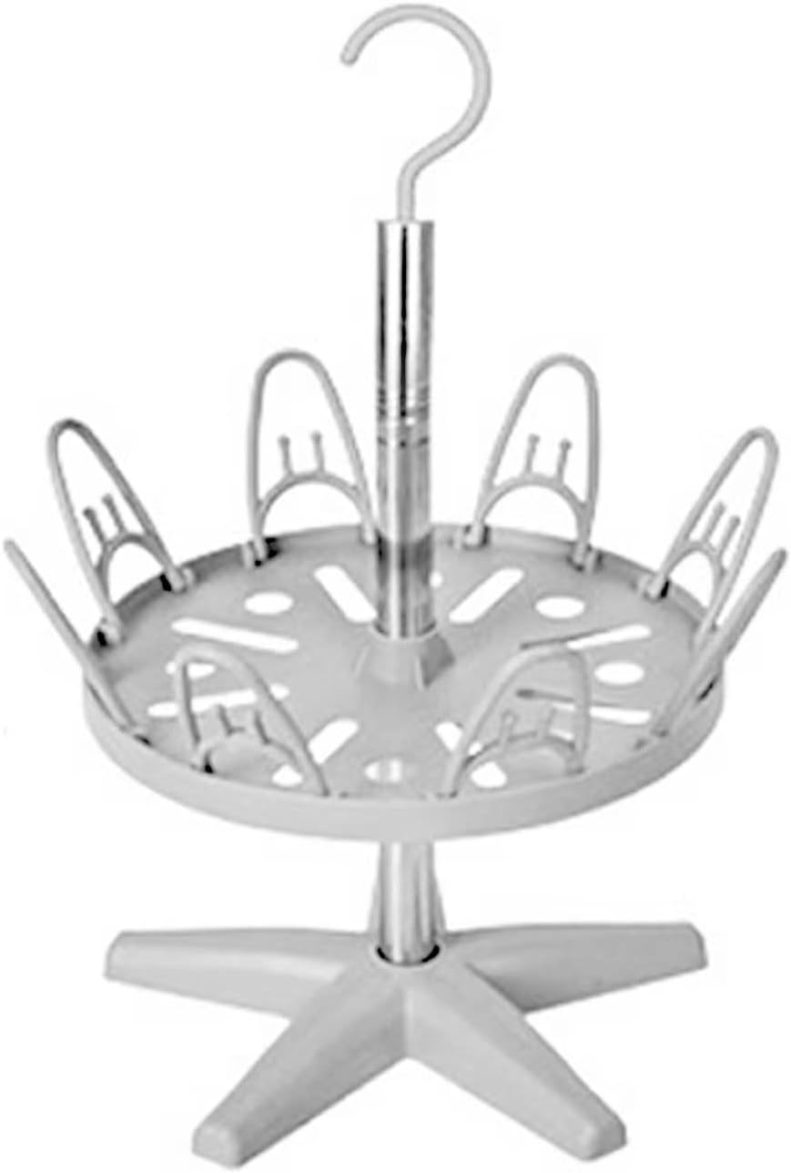 Hanging Shoe Organizer, Rotating Shoe Rack Tower, Round