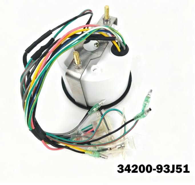 34200-93J51 White Multifunction Tachometer for Suzuki DF40 DF140 Outboard