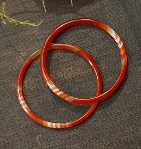 Image of Natural Agate Bracelet Bangle With Gift Box Free