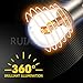 Ruiandsion 2pcs 7507 BAU15S LED Bulb Amber PY21W Single Contact Bayonet Replacement for Car Turn Signal Lights,Non-polarity