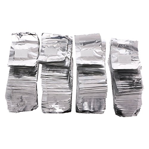 200pcs Aluminium Foil Art Soak Off Acrylic Gel Polish Wraps Remover