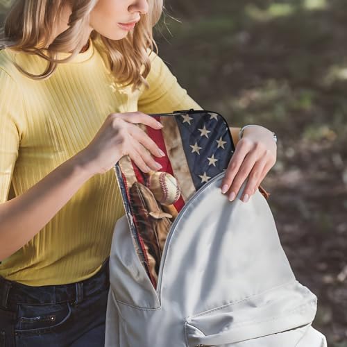 Funda para portátil 13-14 pulgadas con bandera americana miniatura 6