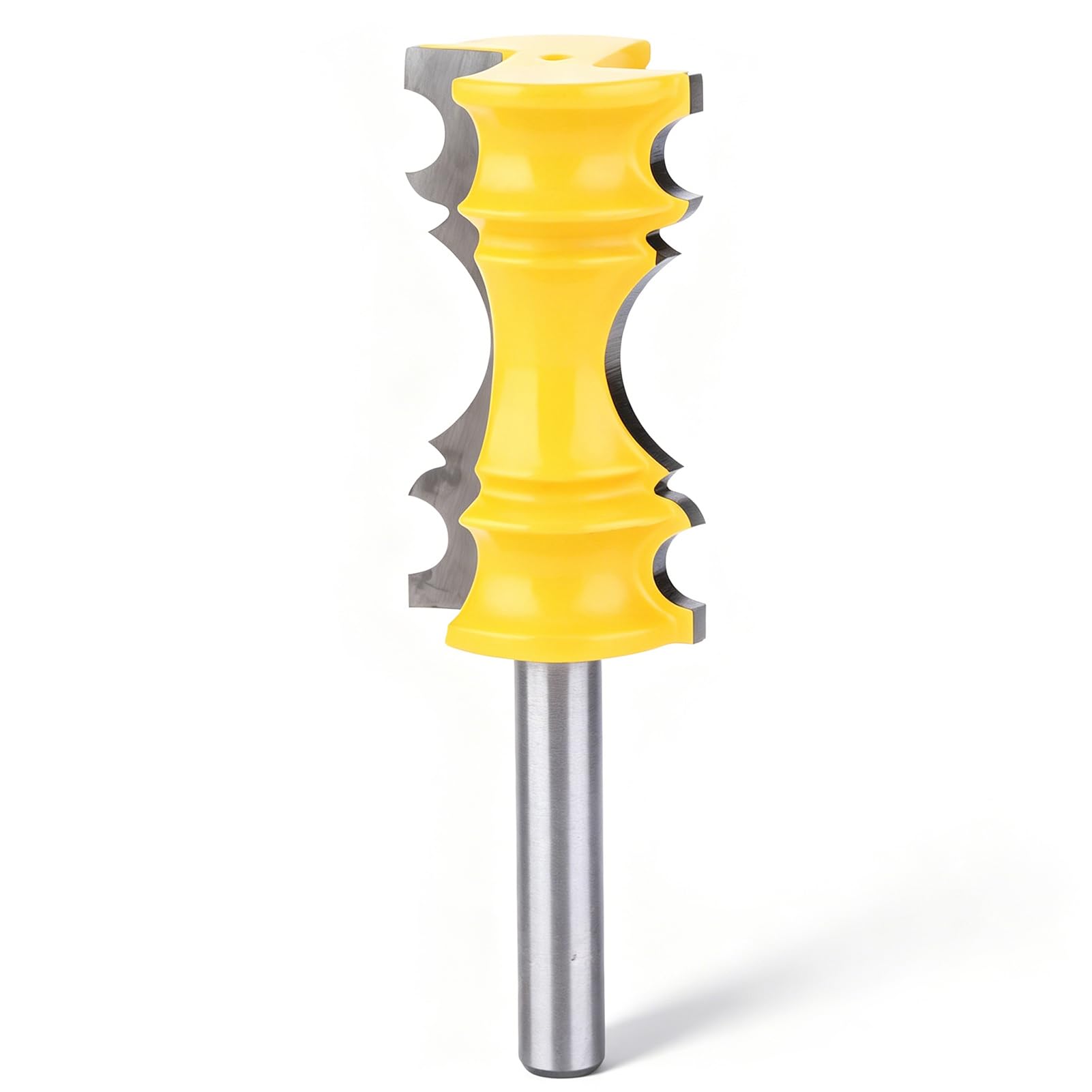 Mèche de routeur de moulures de rail de chaise à tige de 8 mm, fraise à bois élaborée pour moulures de rail de chaise pour la modélisation de la ligne de bois et de la mai
