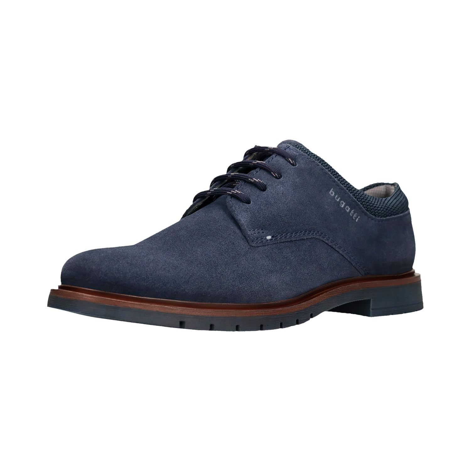 Bugatti Men's Lace Up Shoes - Leather - Navy - Size 9