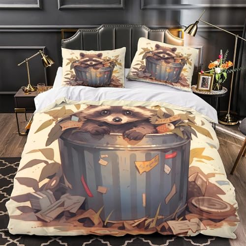 Parure de lit lapin avec écouteurs microfbre 260x220 cm