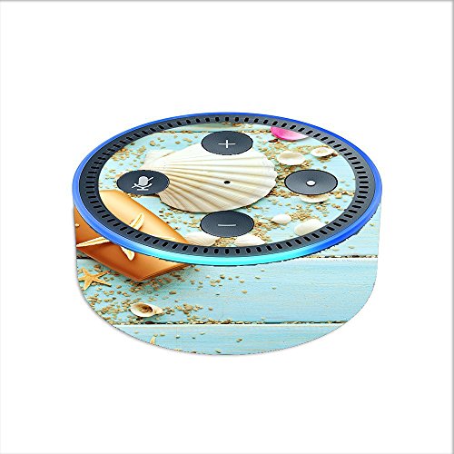 Skin Decal Vinyl Wrap for Amazon Echo Dot 2 (2nd Generation) / Seashell