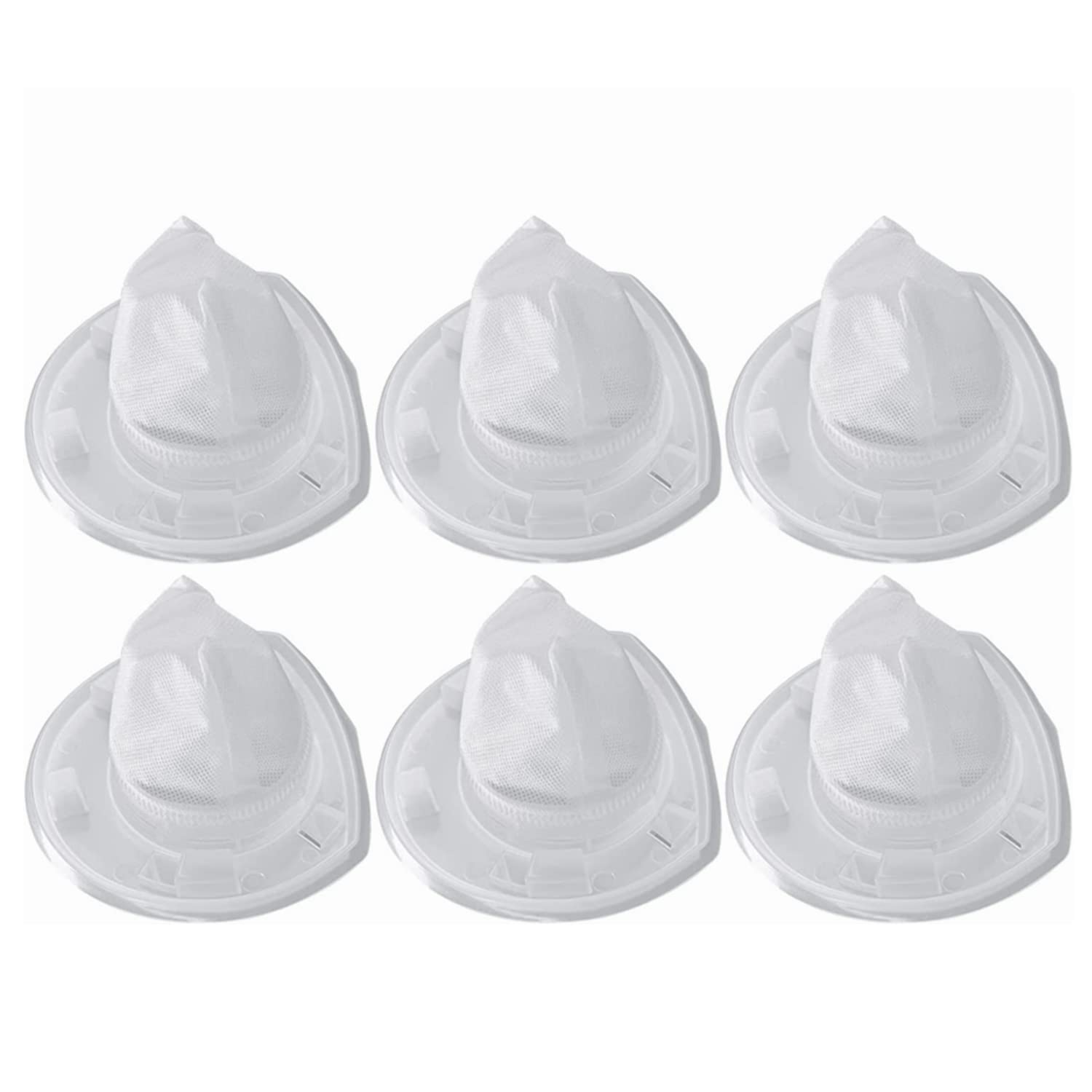 6 Pack Replacement Filters Compatible with Black & Decker VF110 Dustbuster Hand Vacuum Filter Cordless Vacuum CHV1410l Filter Part # 90558113