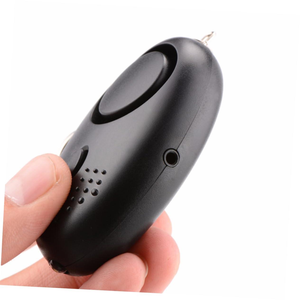 jojofuny 6piezas Alarma Personal De Emergencia con Luz Led Diseño Compacto y Ligero para Mujeres Trabajadores Nocturnos Niño Niña y Ancianos Negro
