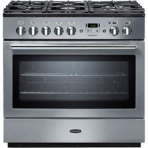 Rangemaster Professional Plus FX 90cm Dual Fuel Range Cooker - Stainless Steel