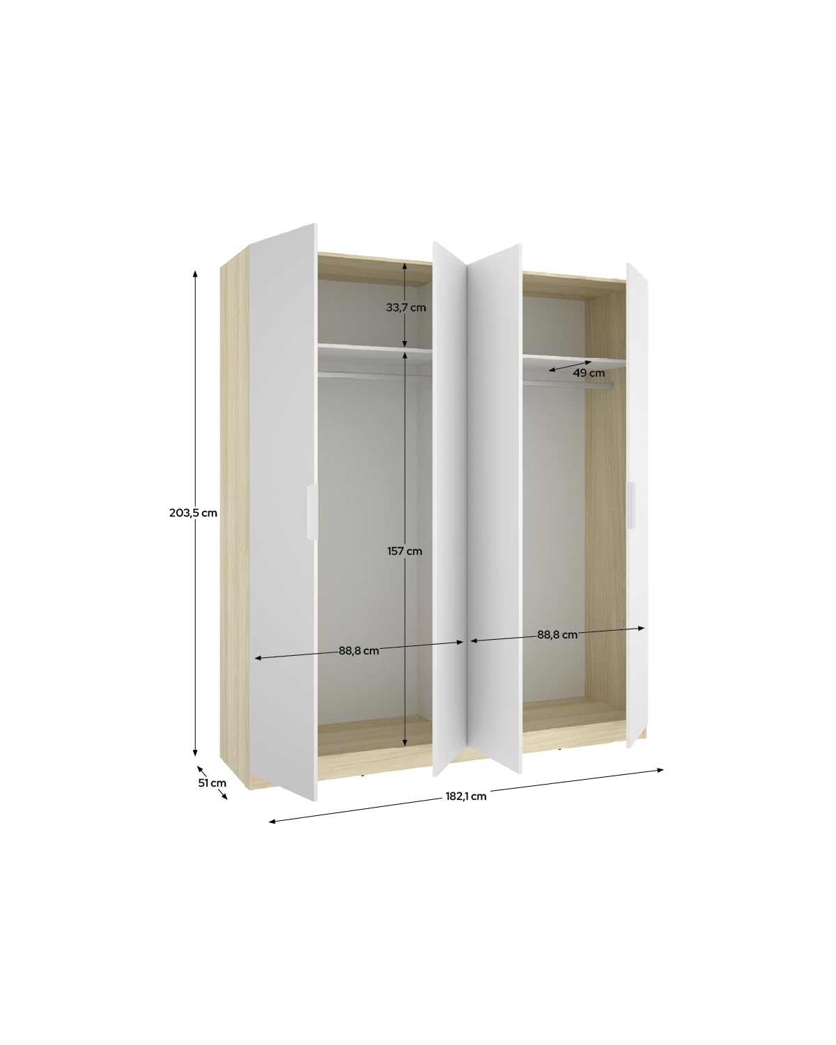 DEKIT Grupo RIMOBEL-Armario 4 Puertas